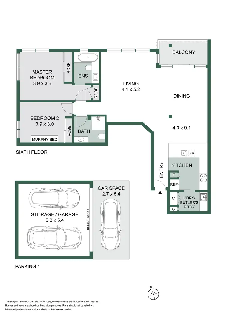 Floorplan of Homely apartment listing, 62/343 Riley Street, Surry Hills NSW 2010