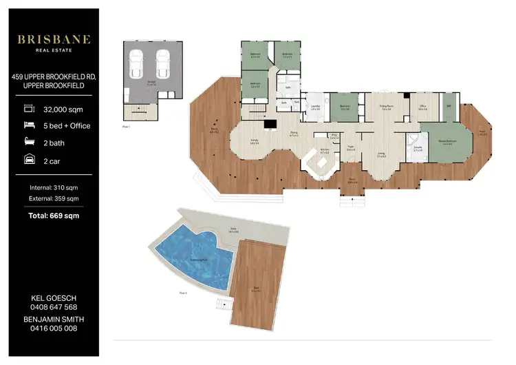 Floorplan of Homely rural property listing, 459 Upper Brookfield Road, Upper Brookfield QLD 4069