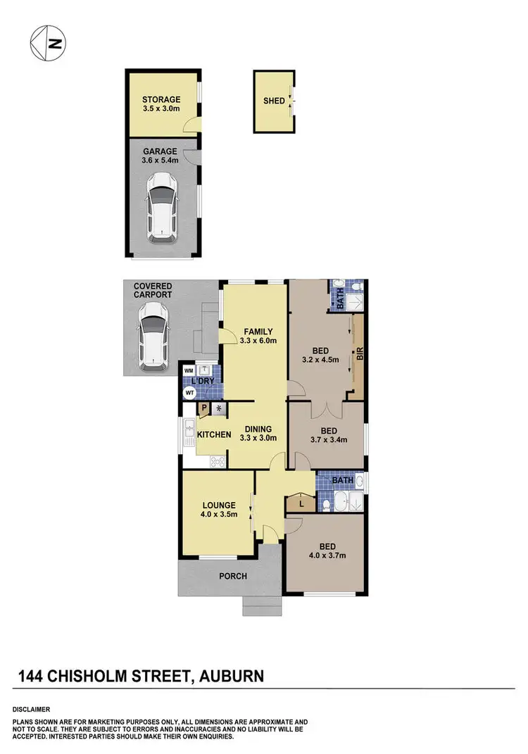 Floorplan of Homely house listing, 144 Chisholm Road, Auburn NSW 2144