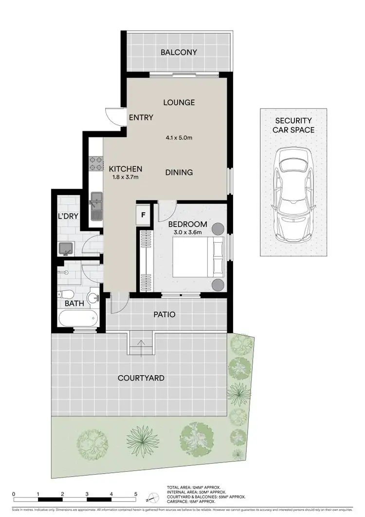 Floorplan of Homely apartment listing, 1/5-9 Knox Street, Ashfield NSW 2131