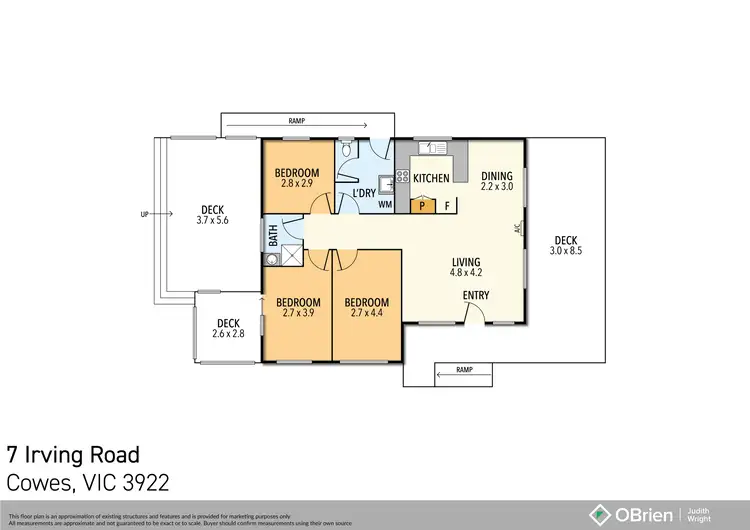 Floorplan of Homely house listing, 7 Irving Road, Cowes VIC 3922