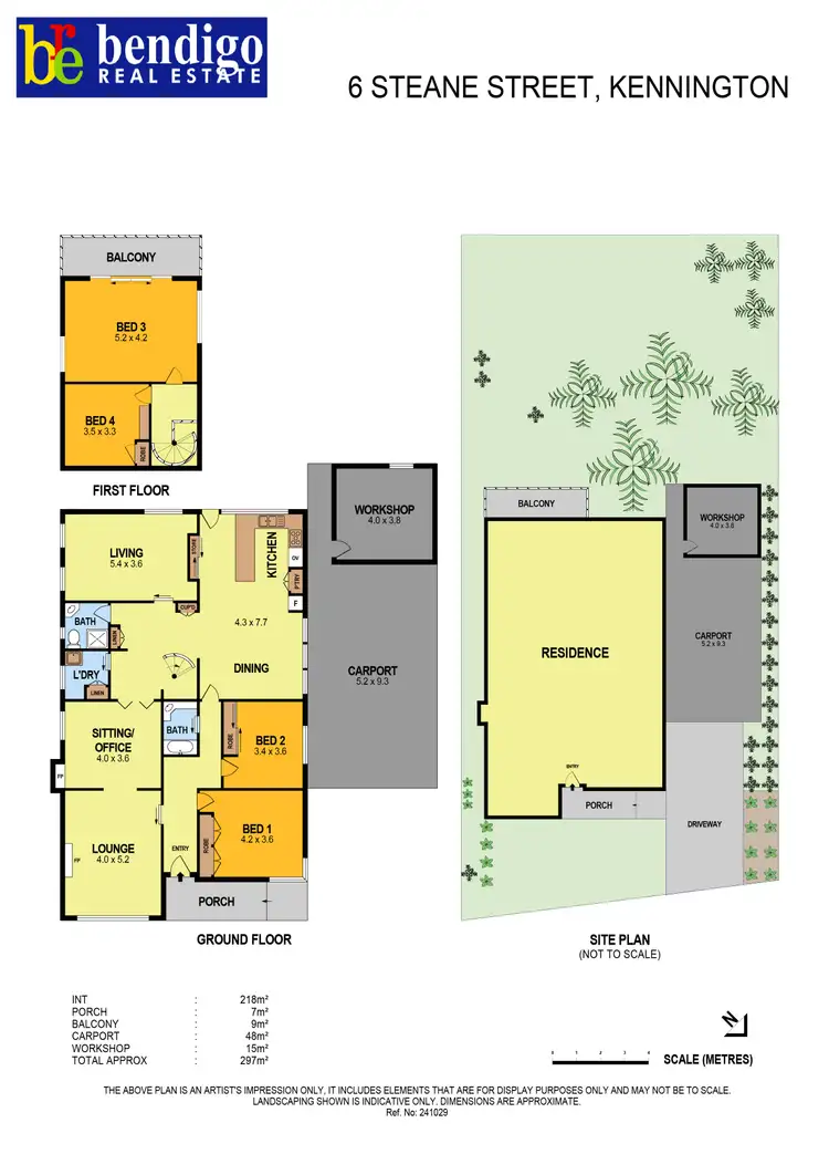 Floorplan of Homely house listing, 6 Steane Street, Kennington VIC 3550