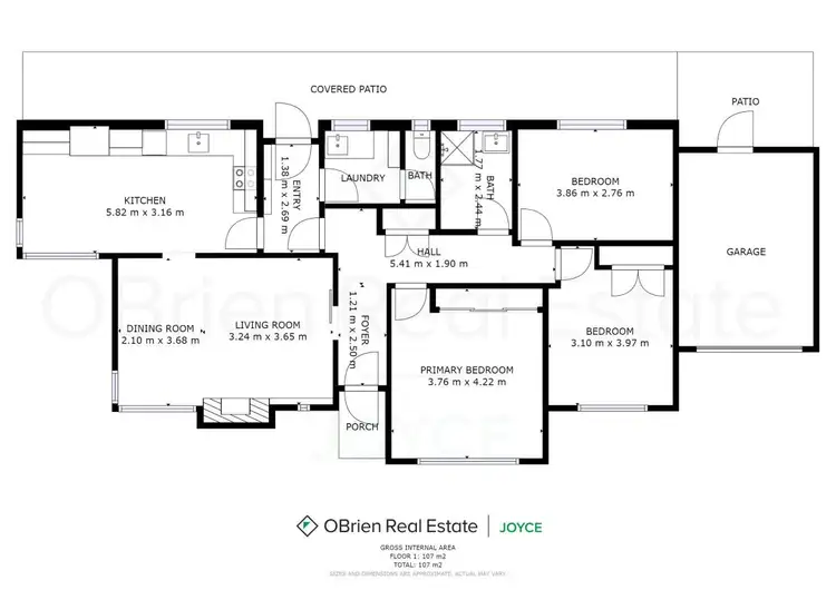 Floorplan of Homely house listing, 32 Wareena Street, Wangaratta VIC 3677