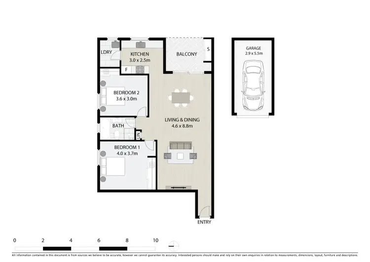 Floorplan of Homely apartment listing, 9/7 Heath Street, Bankstown NSW 2200
