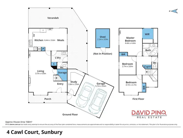 Floorplan of Homely house listing, 4 Cawl Court, Sunbury VIC 3429