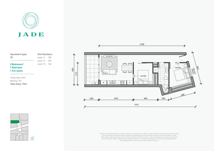 Floorplan of Homely apartment listing, 1201/2 Gribble Street, Gungahlin ACT 2912