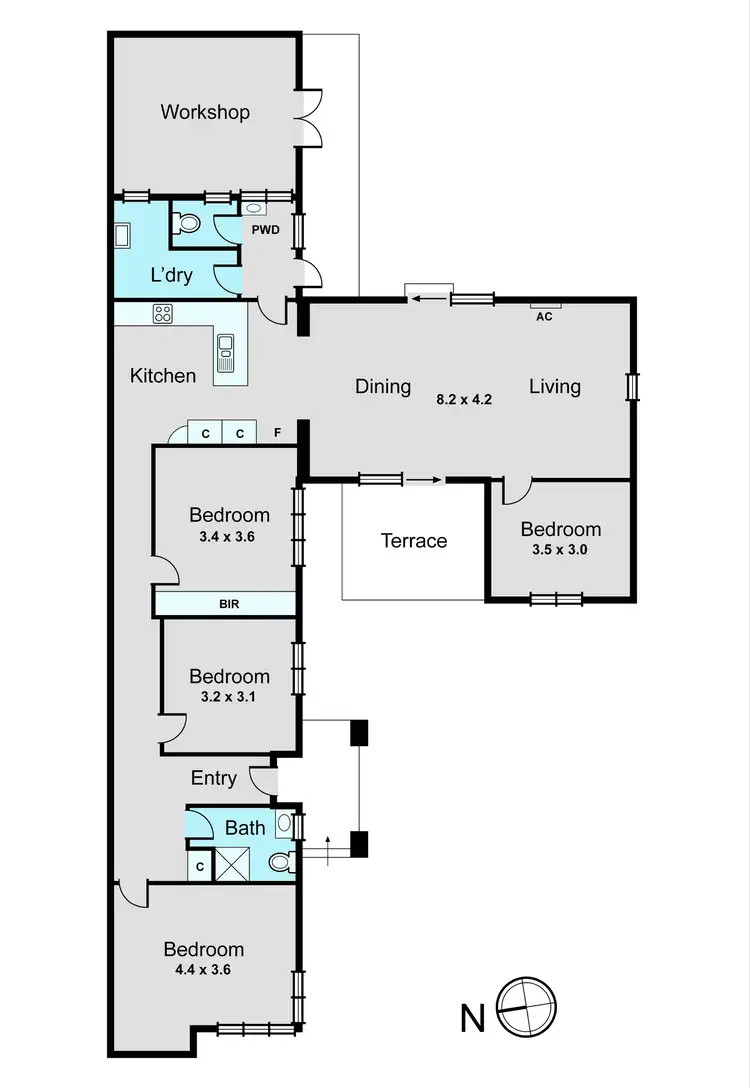 Floorplan of Homely house listing, 112 Warrigal Road, Oakleigh VIC 3166
