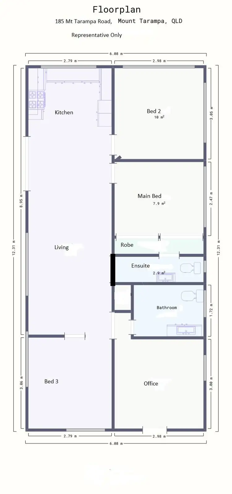 Floorplan of Homely rural property listing, 185 Mount Tarampa Road, Mount Tarampa QLD 4311