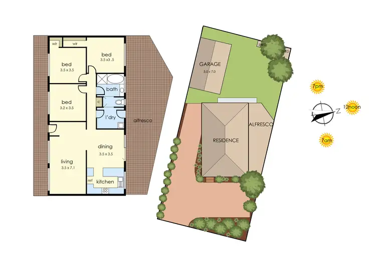 Floorplan of Homely house listing, 246 Heatherhill Road, Frankston VIC 3199