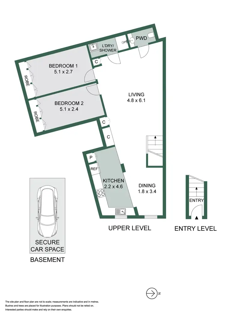 Floorplan of Homely apartment listing, 105/11A Lachlan Street, Waterloo NSW 2017