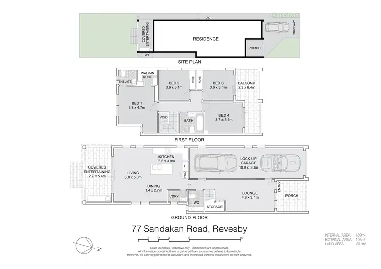 Floorplan of Homely semi-detached listing, 77 Sandakan Road, Revesby Heights NSW 2212