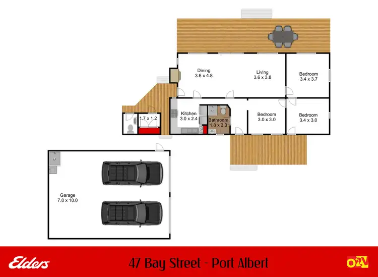 Floorplan of Homely house listing, 47 Bay Street, Port Albert VIC 3971