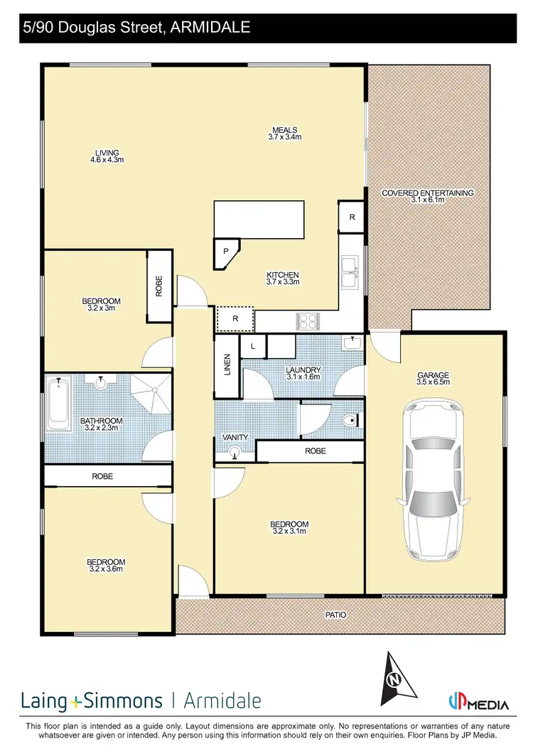 Floorplan of Homely unit listing, 5/90 Douglas Street, Armidale NSW 2350