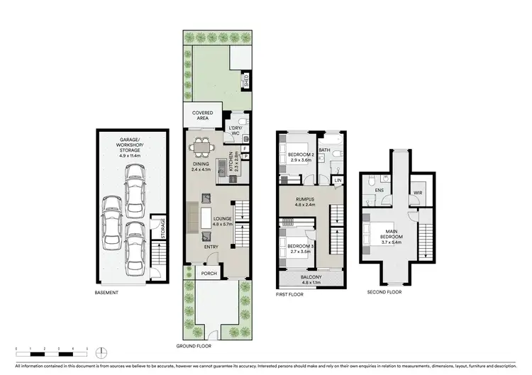 Floorplan of Homely townhouse listing, 14/32-36 Belmore Street, North Parramatta NSW 2151