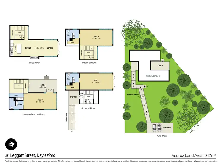 Floorplan of Homely house listing, 36 Leggatt Street, Daylesford VIC 3460