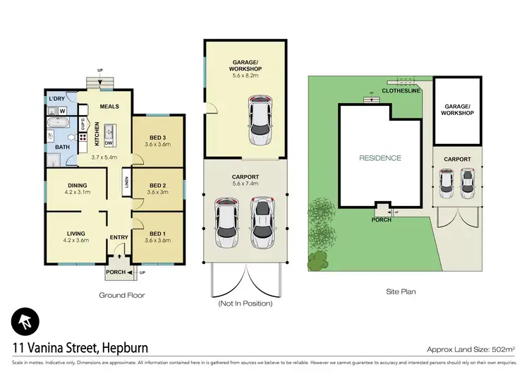 Floorplan of Homely house listing, 11 Vanina Street, Hepburn VIC 3461