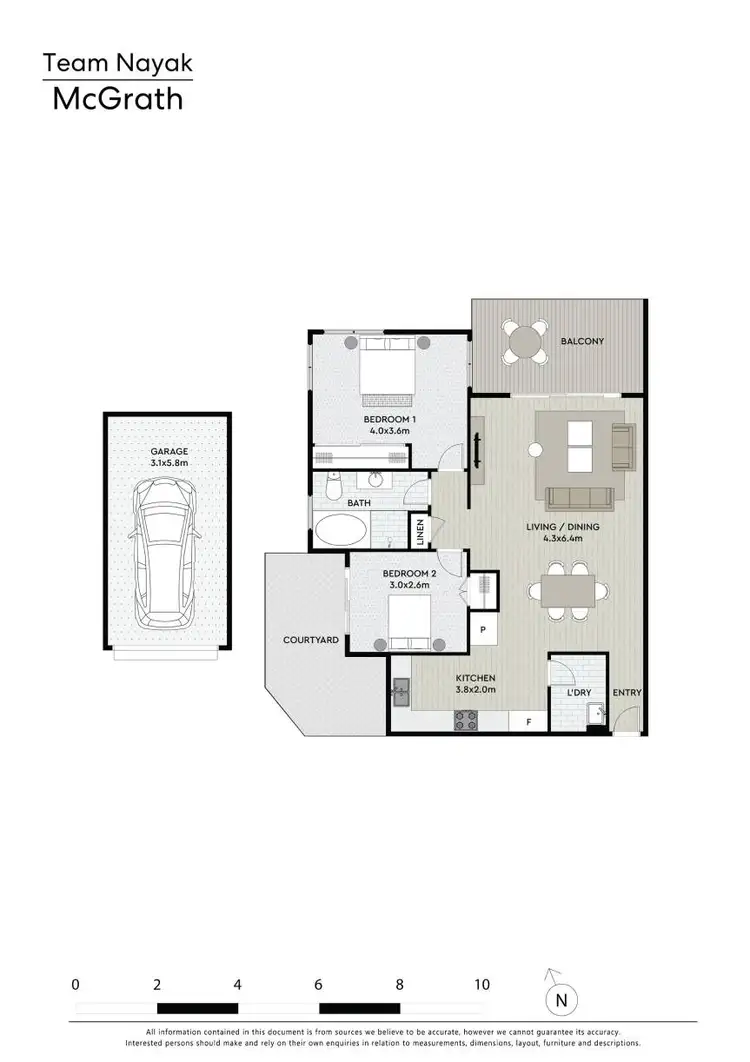 Floorplan of Homely unit listing, 1/5-7 Priddle Street, Westmead NSW 2145
