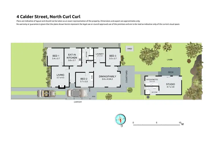 Floorplan of Homely house listing, 4 Calder Street, North Curl Curl NSW 2099