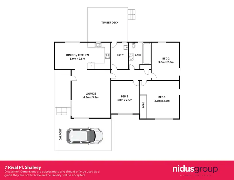 Floorplan of Homely house listing, 7 Rival Place, Shalvey NSW 2770