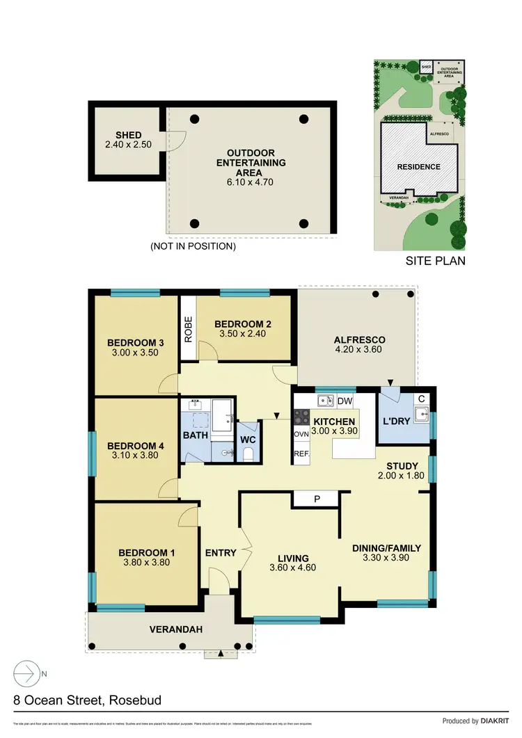 Floorplan of Homely house listing, 8 Ocean Street, Rosebud VIC 3939