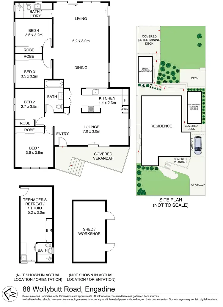 Floorplan of Homely house listing, 88 Wollybutt Road, Engadine NSW 2233