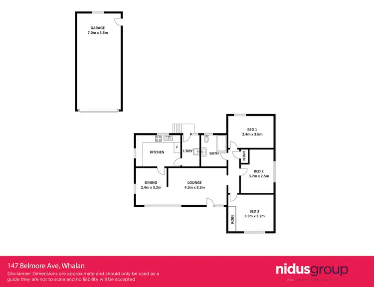 Floorplan of Homely house listing, 147 Belmore Avenue, Mount Druitt NSW 2770