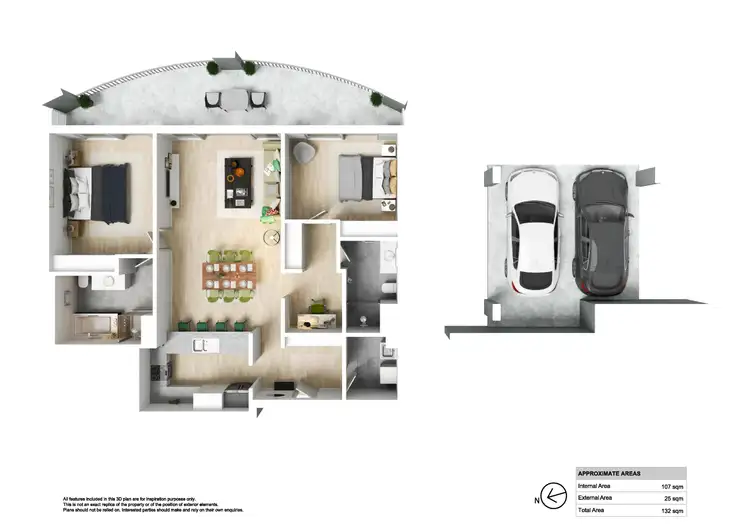 Floorplan of Homely townhouse listing, 59/233 Hannell Street, Maryville NSW 2293