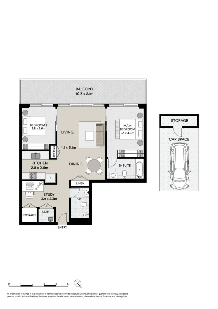Floorplan of Homely apartment listing, B405/3 Timbrol Avenue, Rhodes NSW 2138