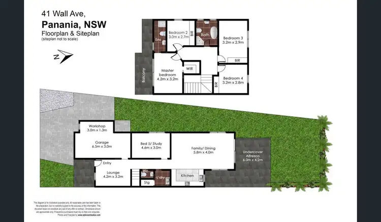 Floorplan of Homely semi-detached listing, 41 Wall Avenue, Panania NSW 2213
