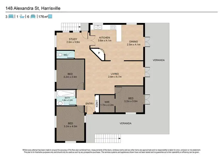 Floorplan of Homely house listing, 148 Alexander Lane, Harrisville QLD 4307