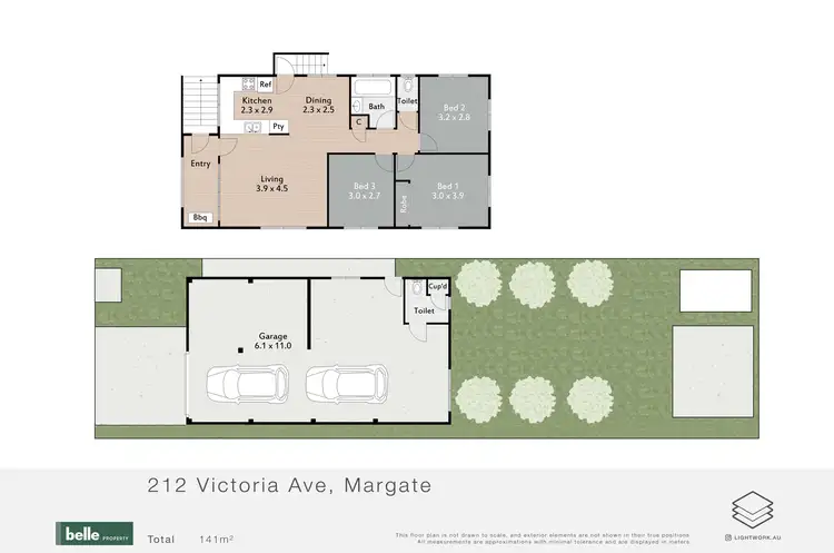 Floorplan of Homely house listing, 212 Victoria Avenue, Margate QLD 4019