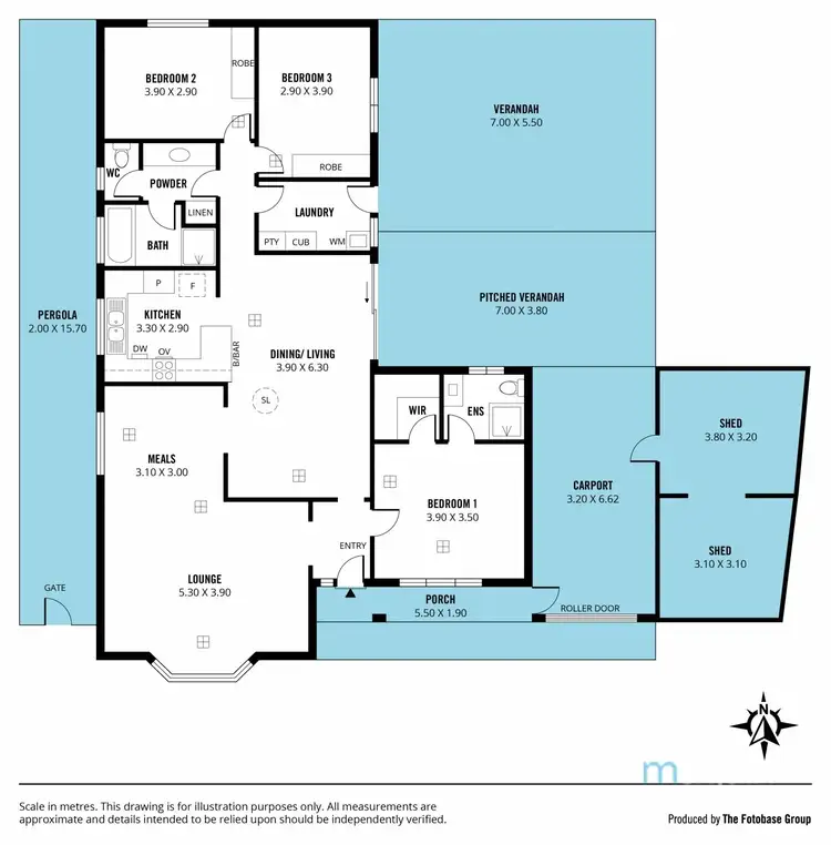 Floorplan of Homely house listing, 7 Keane Court, Old Reynella SA 5161