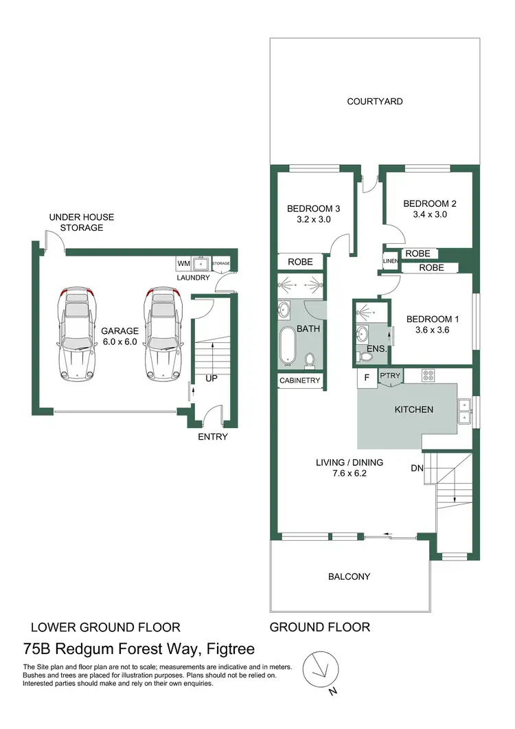 Floorplan of Homely house listing, 75B Redgum Forest Way, Figtree NSW 2525