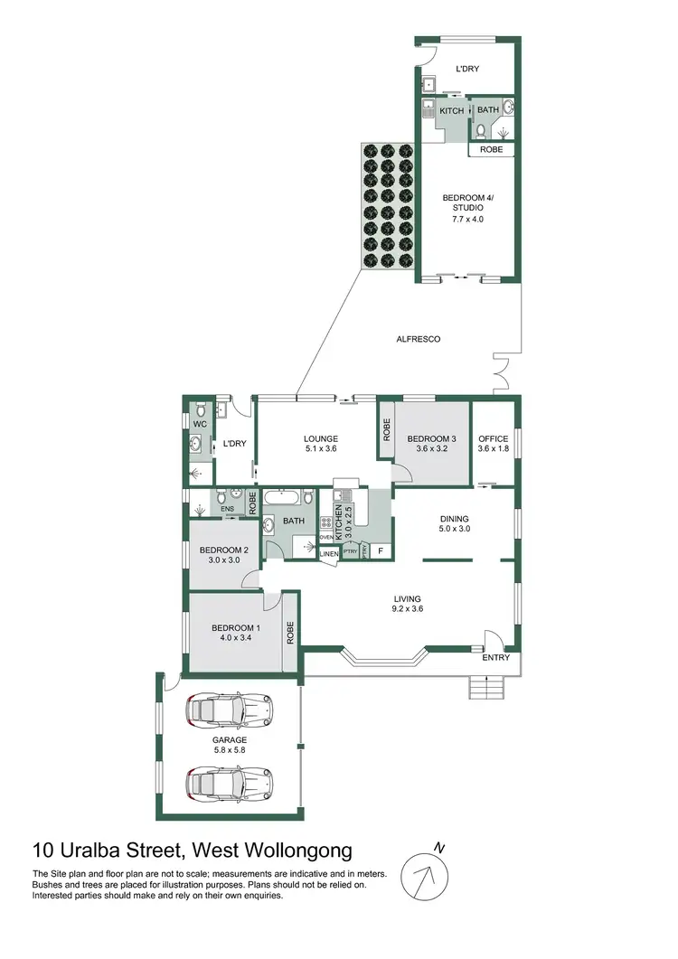 Floorplan of Homely house listing, 10 Uralba Street, West Wollongong NSW 2500