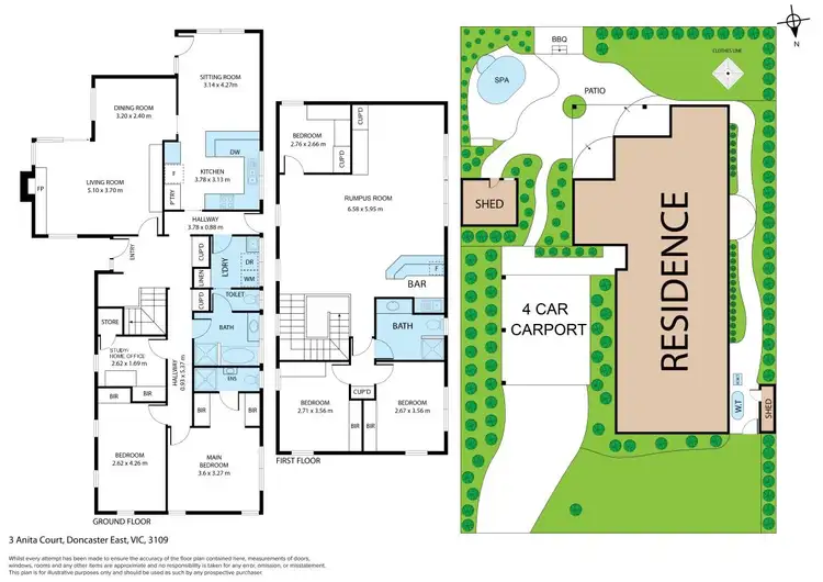 Floorplan of Homely house listing, 3 Anita Court, Doncaster East VIC 3109
