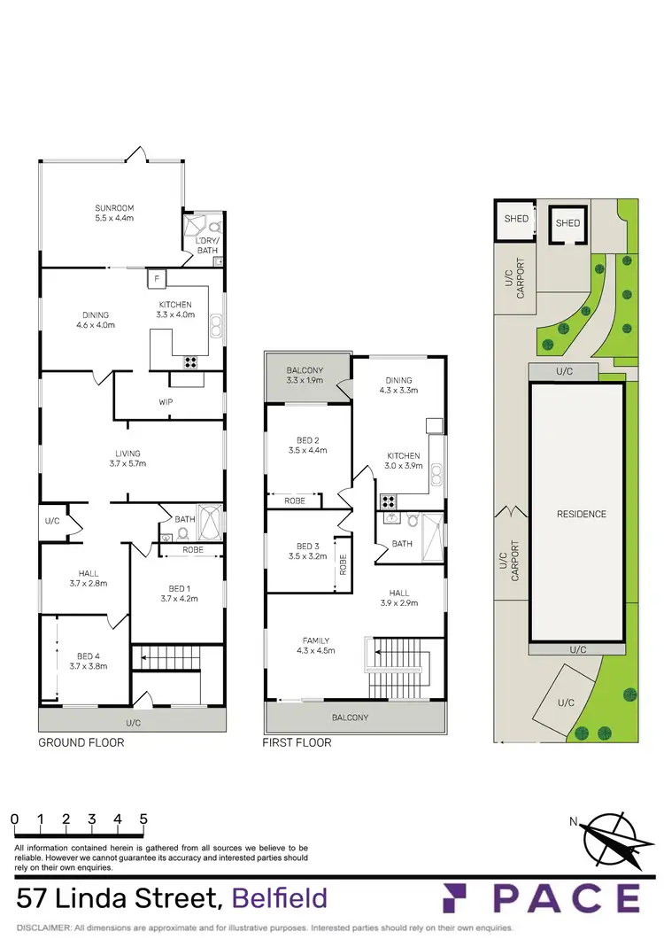 Floorplan of Homely house listing, 57 Linda Street, Belfield NSW 2191