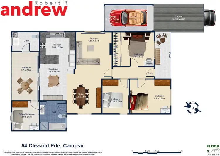Floorplan of Homely house listing, 54 Clissold Parade, Campsie NSW 2194
