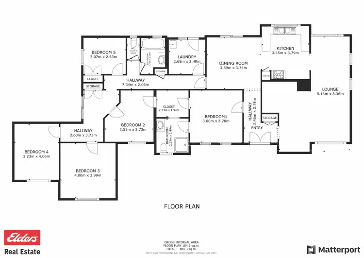 Floorplan of Homely house listing, 197 Mitchell Avenue, Northam WA 6401