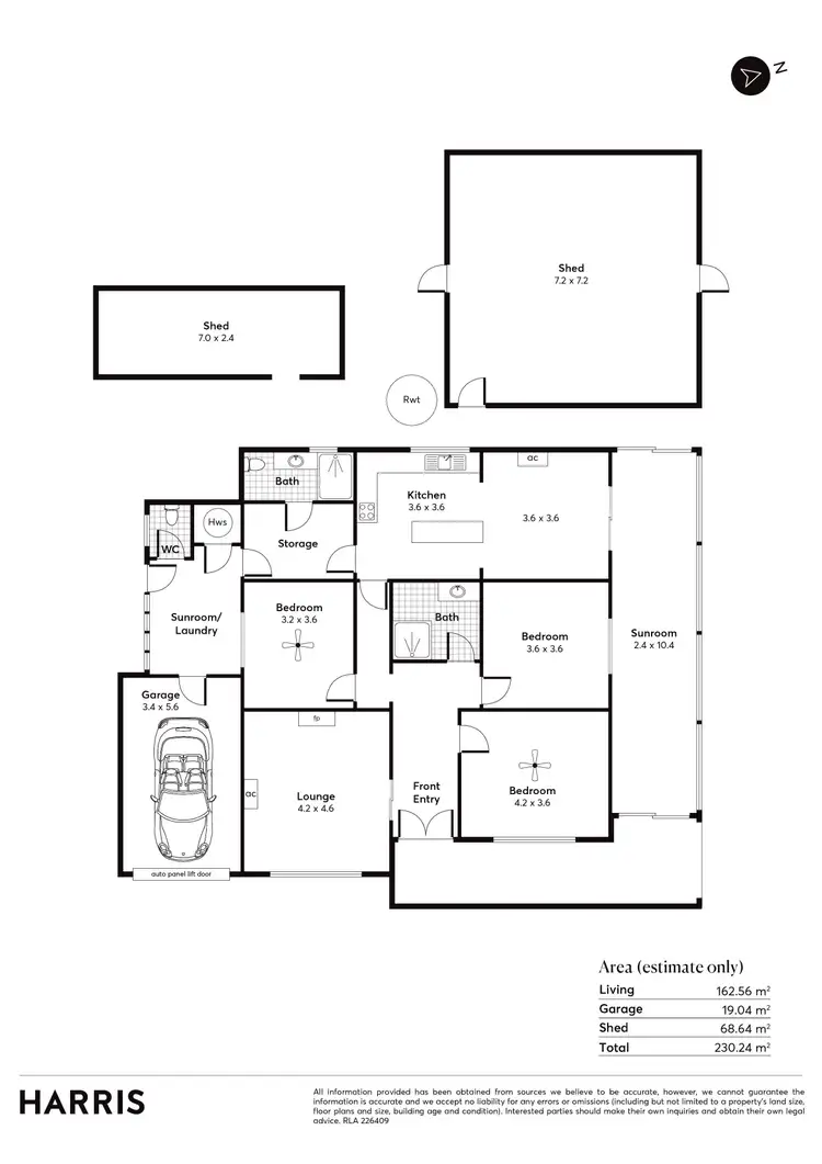 Floorplan of Homely house listing, 51 Gulfview Road, Stansbury SA 5582
