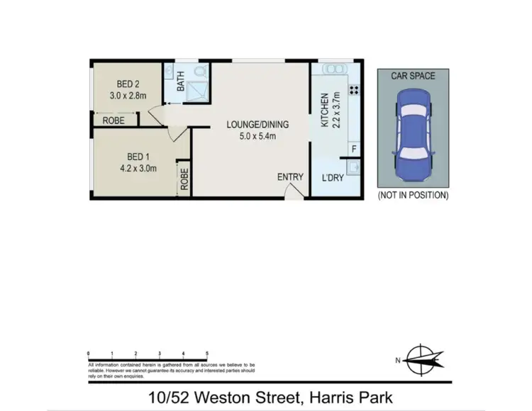 Floorplan of Homely unit listing, 10/52 Weston Street, Harris Park NSW 2150