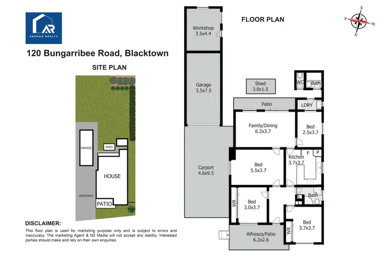 Floorplan of Homely house listing, 120 Bungarribee Road, Blacktown NSW 2148