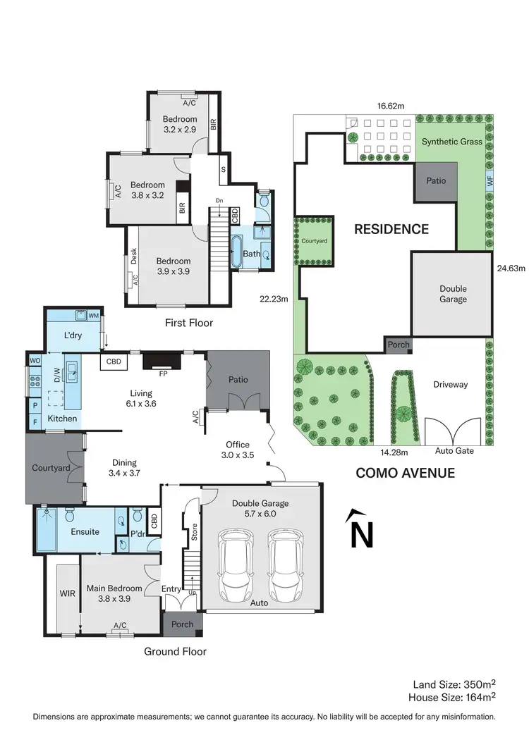 Floorplan of Homely house listing, 1 Como Avenue, Surrey Hills VIC 3127