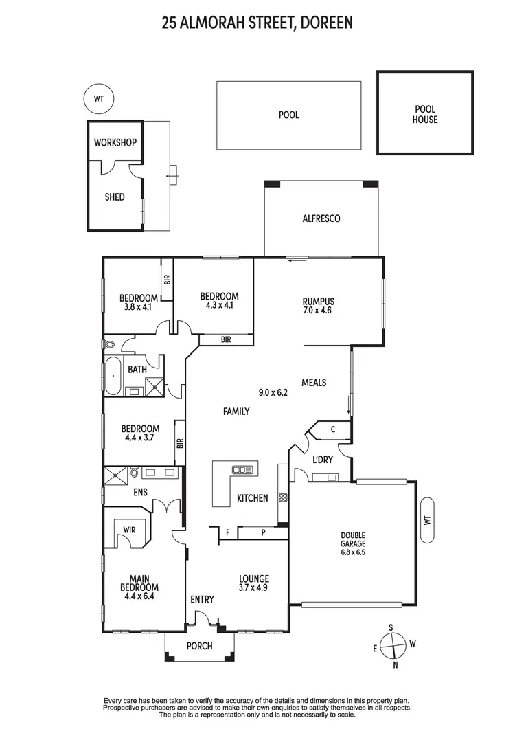 Floorplan of Homely house listing, 25 Almorah Street, Doreen VIC 3754
