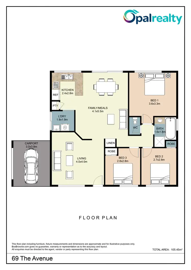 Floorplan of Homely house listing, 69 The Avenue, Warnbro WA 6169