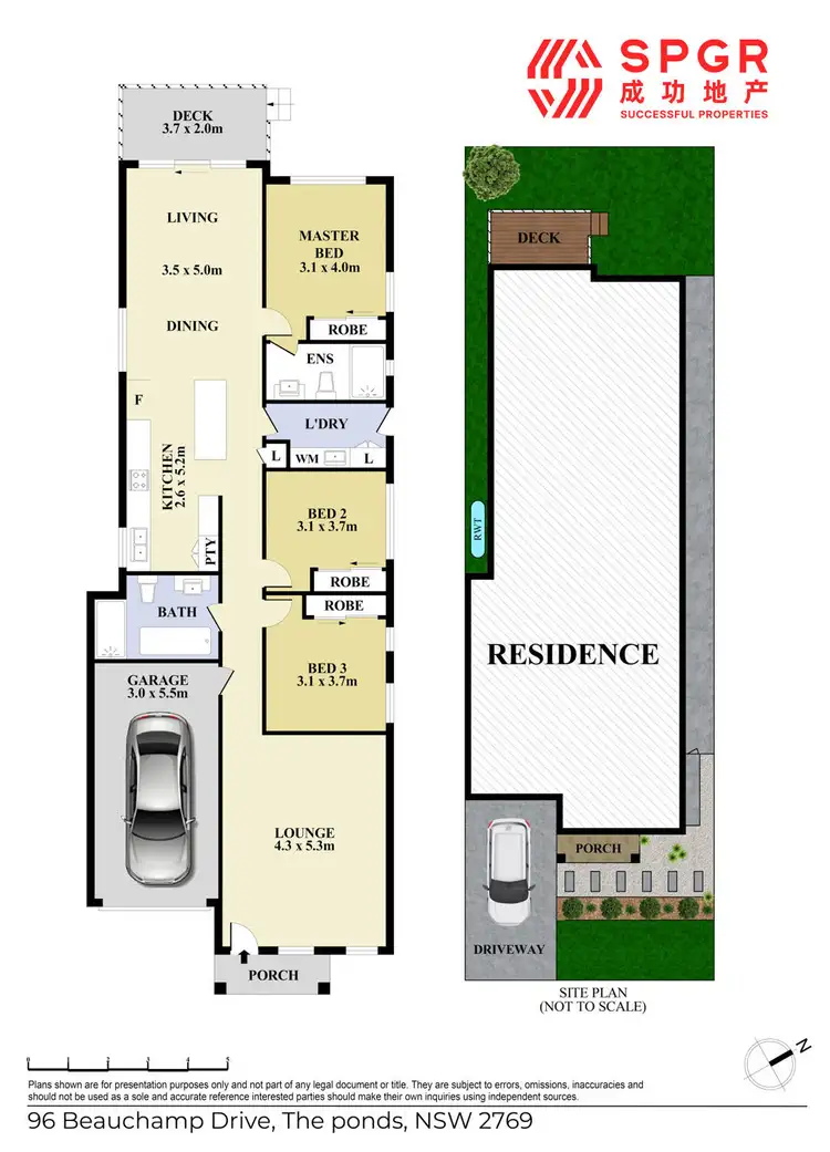 Floorplan of Homely house listing, 96 Beauchamp Drive, The Ponds NSW 2769