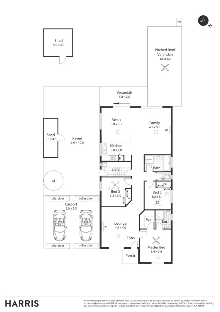 Floorplan of Homely house listing, 8 Hampshire Street, Burton SA 5110