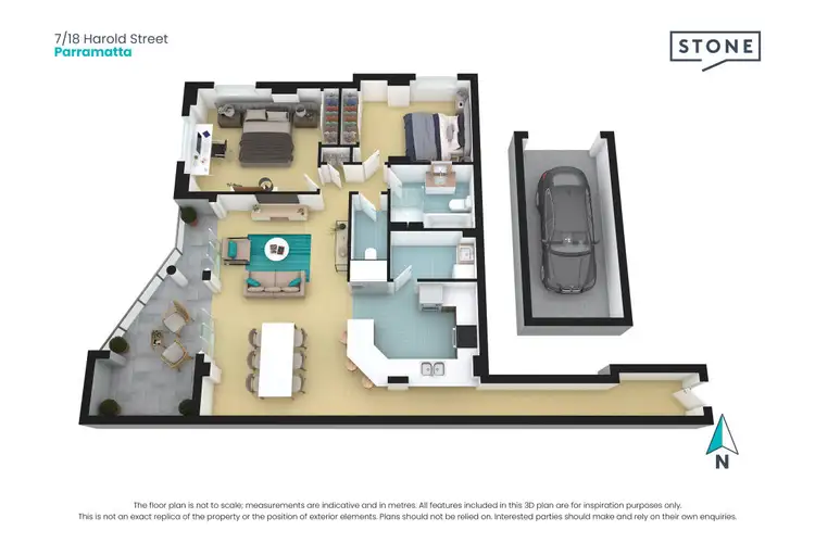 Floorplan of Homely apartment listing, 7/18 Harold Street, Parramatta NSW 2150