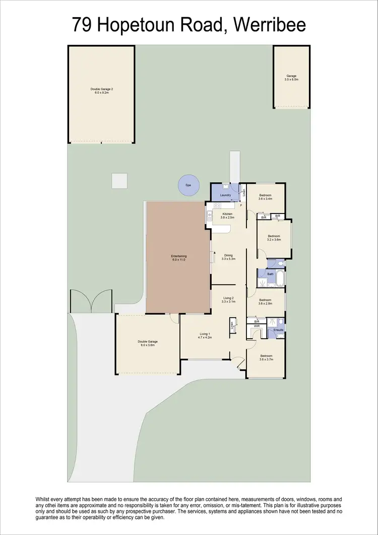Floorplan of Homely house listing, 79 Hopetoun Road, Werribee VIC 3030