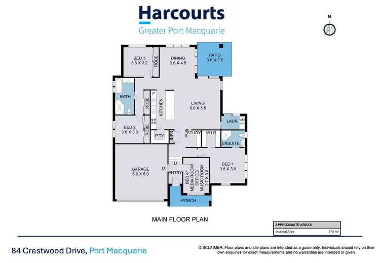 Floorplan of Homely house listing, 84 Crestwood Drive, Port Macquarie NSW 2444
