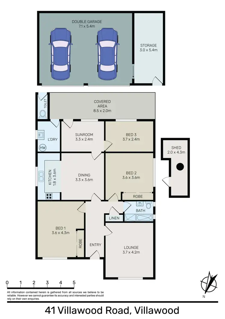 Floorplan of Homely house listing, 40 Villawood Road, Villawood NSW 2163